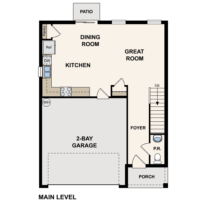 First Floor of Lynford Floor Plan