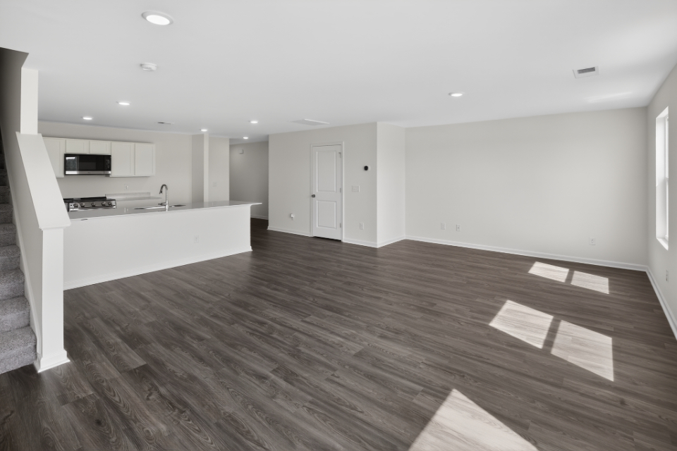 A large empty room.