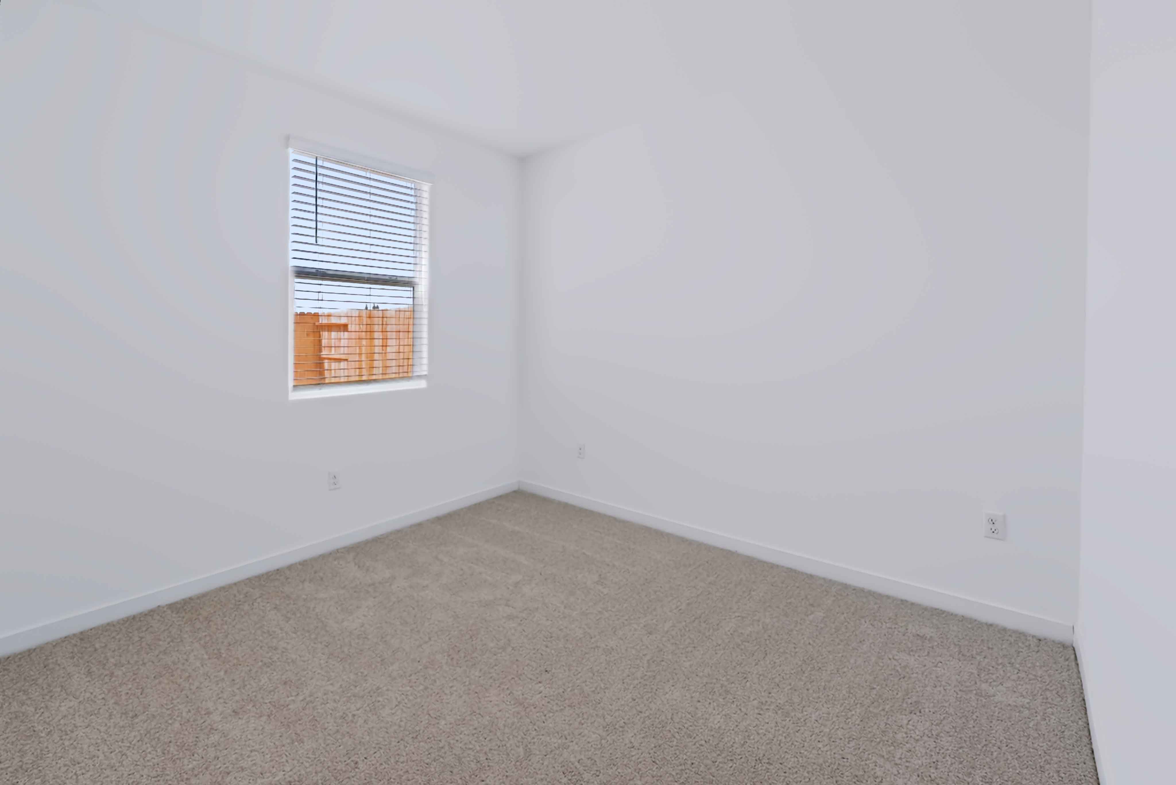 A room with a window.