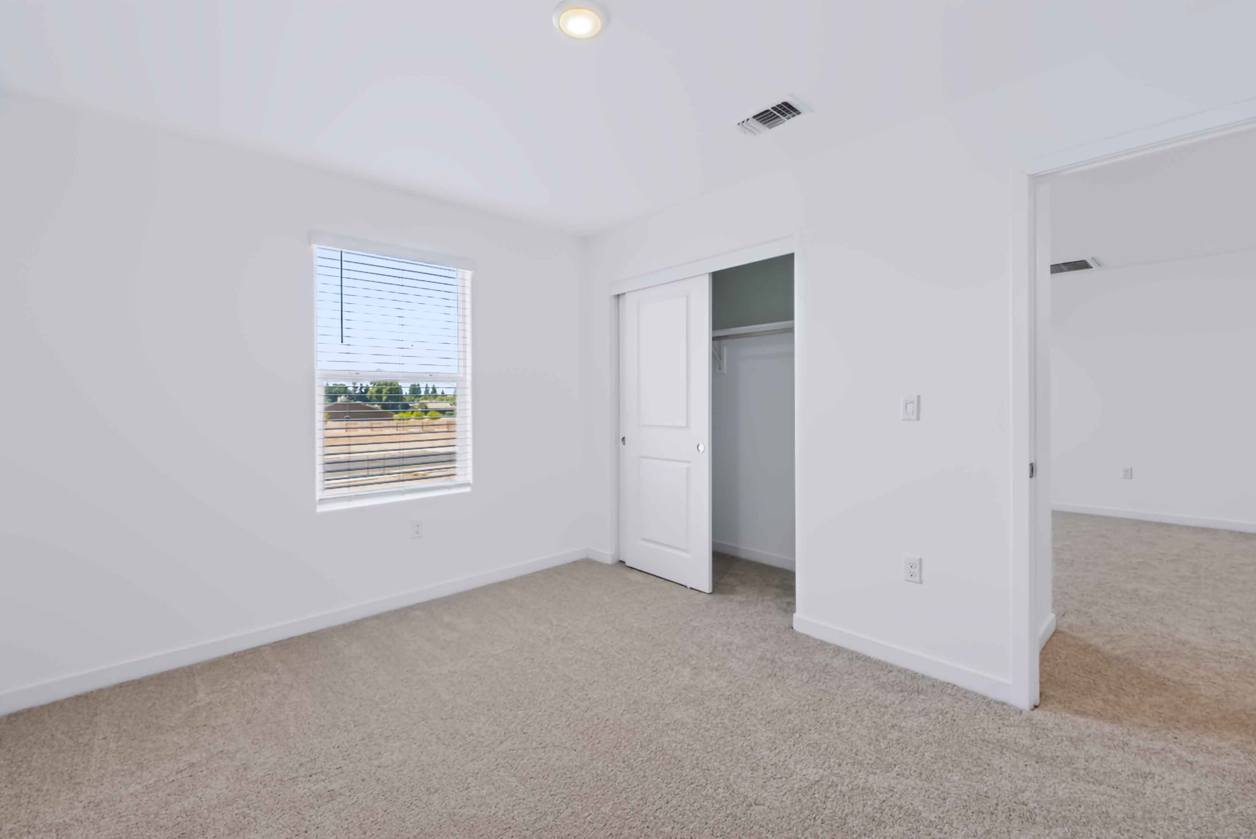A room with white walls.