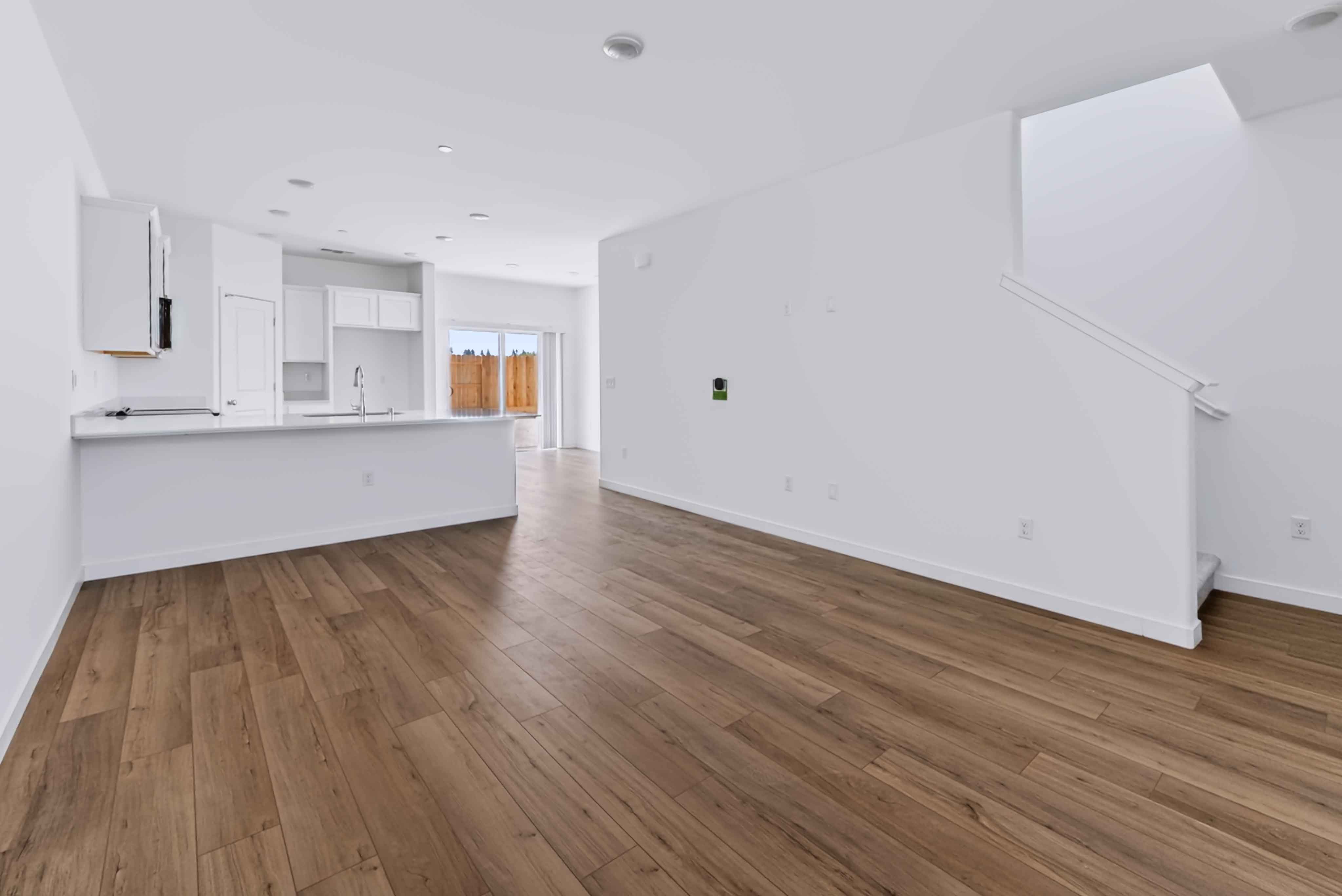 A room with white walls.